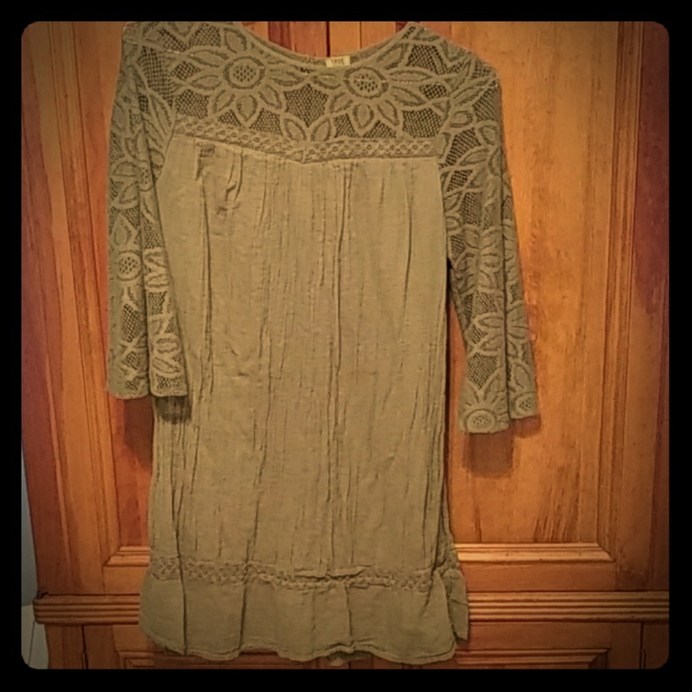 Olive green dress